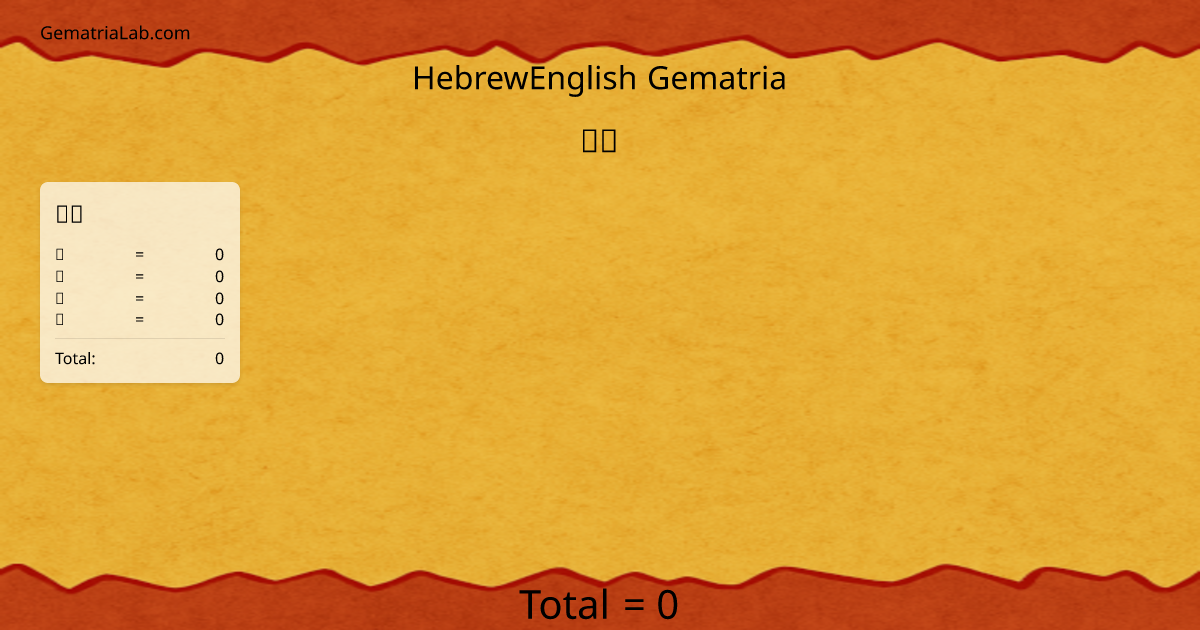 𐤀𐤋 in hebrewEnglish Gematria
